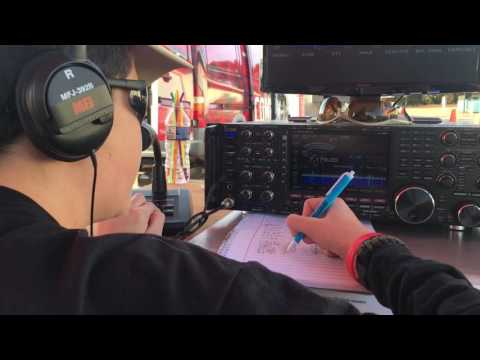 Stone Mountain Hamfest Special Event Station N4N with Two Icom Radios on One Antenna