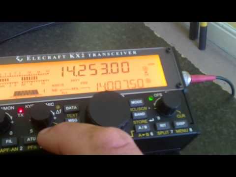 Elecraft KX2 Transceiver working Italian Navy ship Special event 10/09/2016