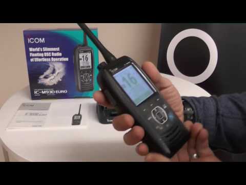 The Icom IC M93D VHF Handheld with DSC