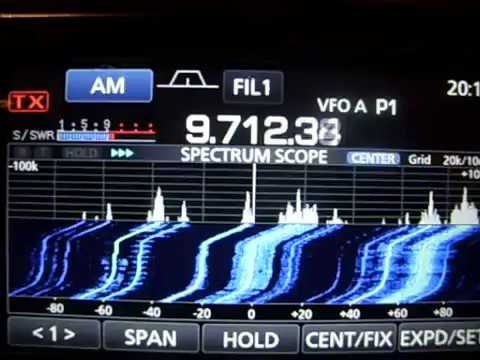 icom 7300- AM-short wave reception(RADIO ROMANIA 9.50MHZ) In UK