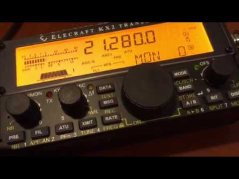 Brand new Elecraft KX-2 n the 2016 All Asia DX Contest