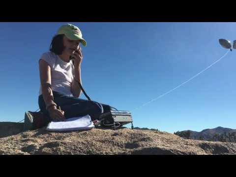 KM4IPF Working Stations with an Elecraft KX3 in Joshua Tree National Park