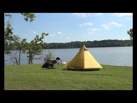 Lake Camp / Fishing & QRP Ham Radio | VIDEO 1 OF 2 | Shangri-la 3 Tent