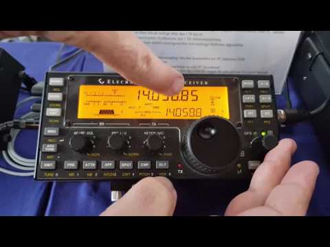 David KG6IRW presents Elecraft PX3 + Elecraft KX3 at Hamradio 2017 Friedrichsshafen