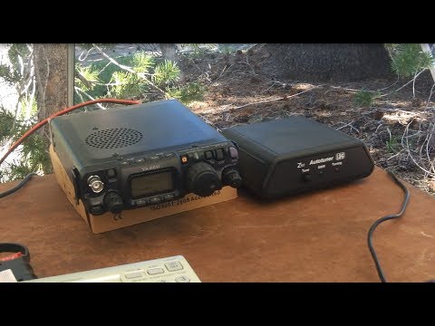 Yaesu FT 817 Field Expedition to Hope Valley in the Sierras - Part 1