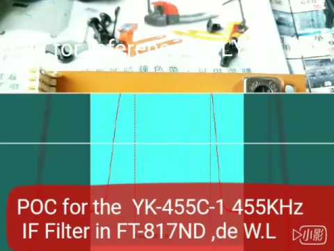 YK-455C-1 455KHz IF Filter POC  in FT-817ND